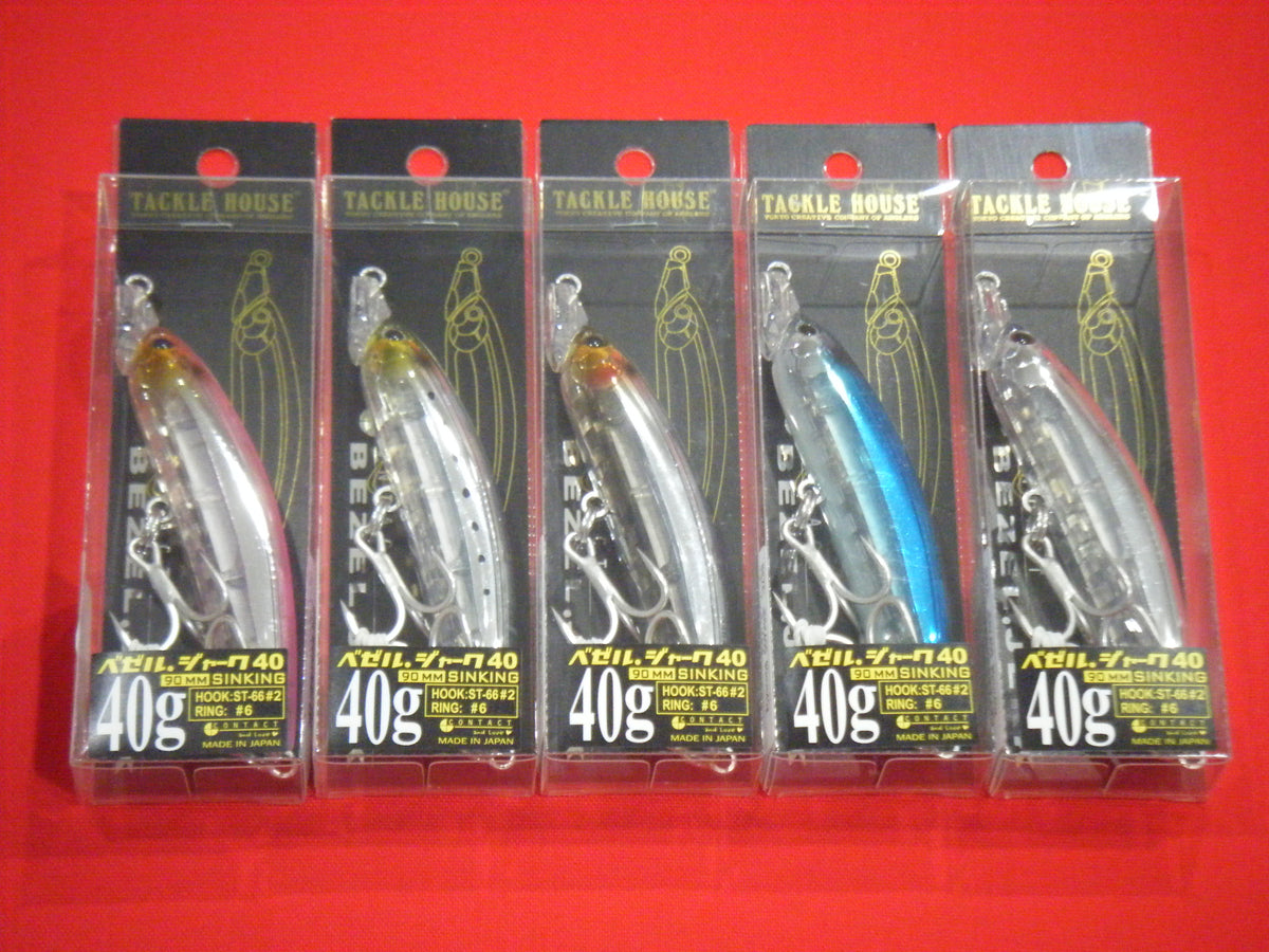 TACKLE HOUSE CONTACT BEZEL JERK NR color CBJ40 90mm 40g – 中村志郎